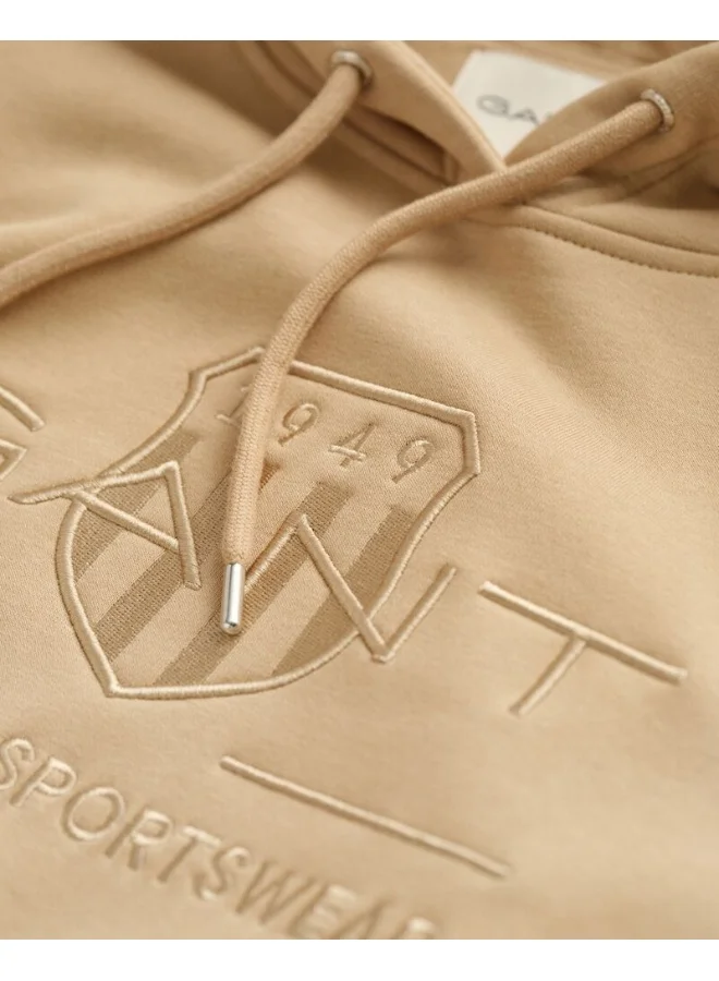 غانت Tonal Shield Hoodie