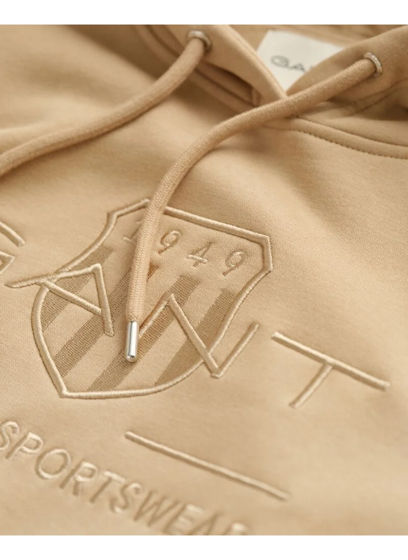 GANT Tonal Shield Hoodie