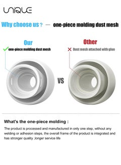 Unique 3 Pairs Replacement Ear Buds For Air Pods Pro - Ear Tips for Air pods Pro 2 Ear Tips Buds - Small Medium Large 3 Size Silicone Rubber Eartip Earbuds Gel Cover Accessories（White）  - Image 4