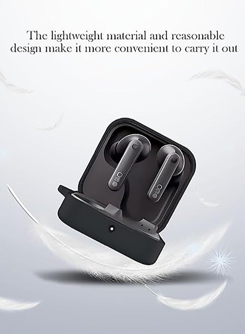 Alyashmac Silicone  Protective  Case Cover for CMF Nothing Buds Pro2 with Keychain Cover (White) - Image 5