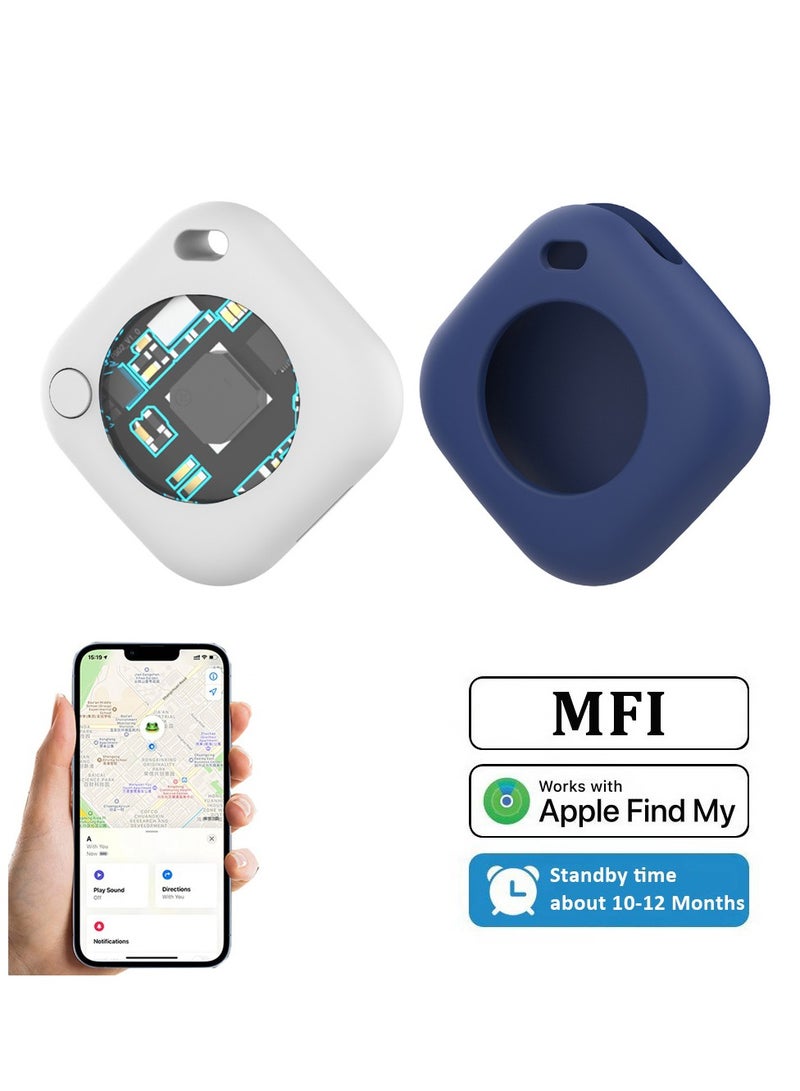 Innoshine Apple Find My Smart Finder with  case Item Finders for pets & kids &elderly mini Air Tag Anti Lose Reminder key Finder smart locator Works with IOS Smart tracker tag for luggage, bicycle, wallets - Image 1