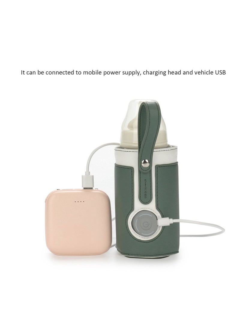 Generic 1 Pcs Portable Bottle Warmer Warmer with 2A USB Wall Charger 3 Temperature Control Baby for Breastmilk Or Formula Travel and Other Outdoor Activities  - Image 4