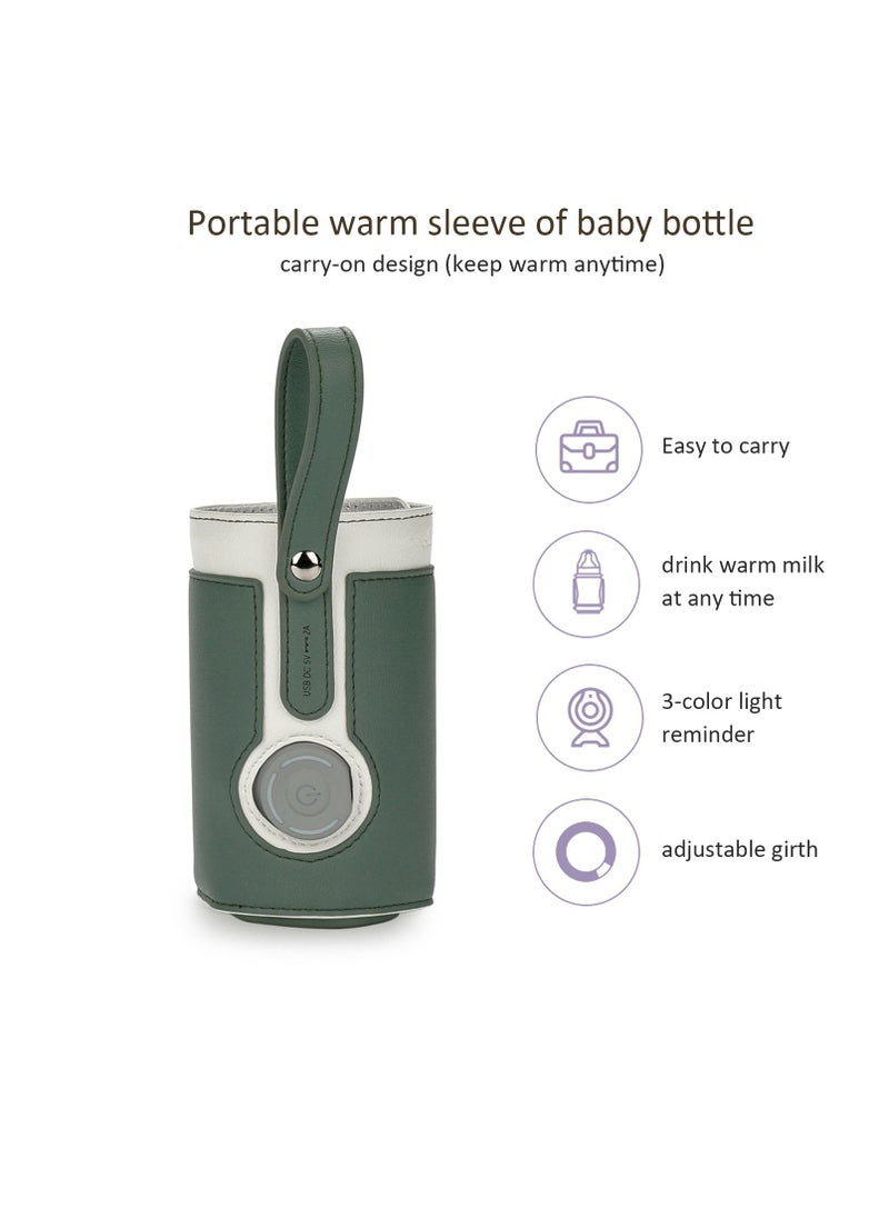 Generic 1 Pcs Portable Bottle Warmer Warmer with 2A USB Wall Charger 3 Temperature Control Baby for Breastmilk Or Formula Travel and Other Outdoor Activities  - Image 2