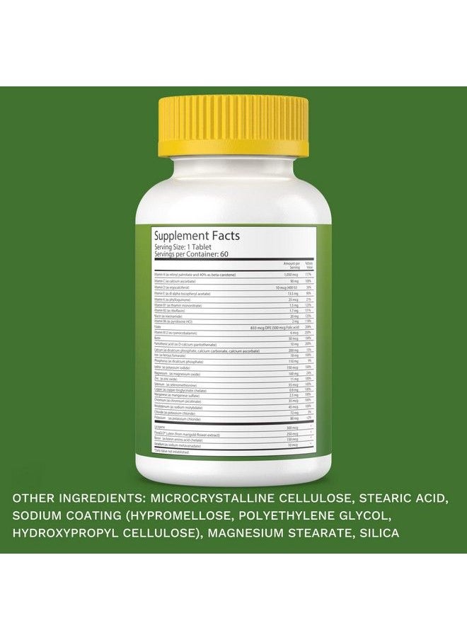 Noor Vitamins - Halal Vitamins Daily Multivitamin Halal Vitamin For Women And Men 30 Vitamins & Minerals A B12 C Iron Zinc To Support General Health Nongmo Halal Multivitamin (2 Month Supply) - Image 1