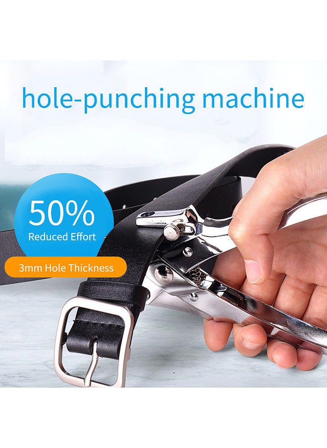 Kw-trio - Handheld DIY One-Hole Punch Single Hole Puncher All Metal Paper Cutter 50% Reduced Effort for Office Home School Students 30 Sheet Capacity for Binder Notebook Craft Paper Greeting Cards Scrapbook - Image 1