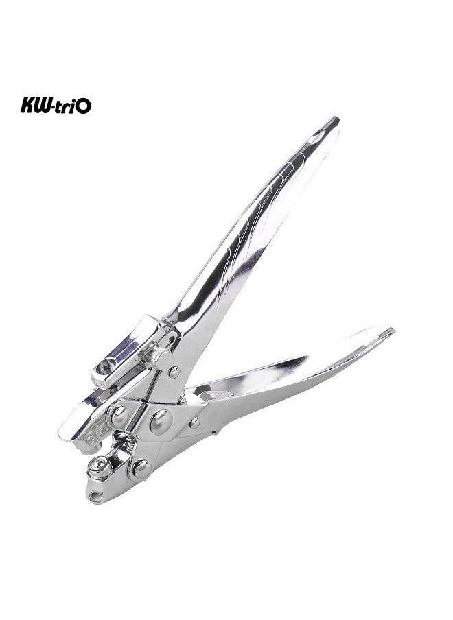 Kw-trio - Handheld DIY One-Hole Punch Single Hole Puncher All Metal Paper Cutter 50% Reduced Effort for Office Home School Students 30 Sheet Capacity for Binder Notebook Craft Paper Greeting Cards Scrapbook - Image 1