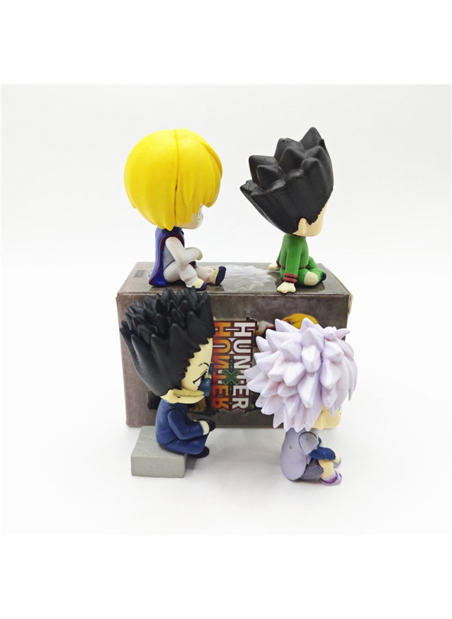 Full-time Hunter Sitting Team Q Edition Sitting Posture Blind Box Doll Little Jieqi Toy Model Ornaments-Color:Boxed - 4 Types Of Sitting Full-time Hunters (about 5cm/120g)  - Image 5
