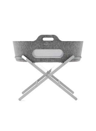 Baskit Moses Basket And Stand Set For Baby, Dual Mesh Windows For Airflow, Soft Material , 3D Breathable Mattress, Machine Washable Liners, Basket And Stand 84 X 46.5 X 74 Cm - Light Grey/ Dove Grey - pzsku/Z11EDF191793522A0C44AZ/45/1746708300/fdb2b138-c36a-4c00-bfe2-2f0bdddf9069