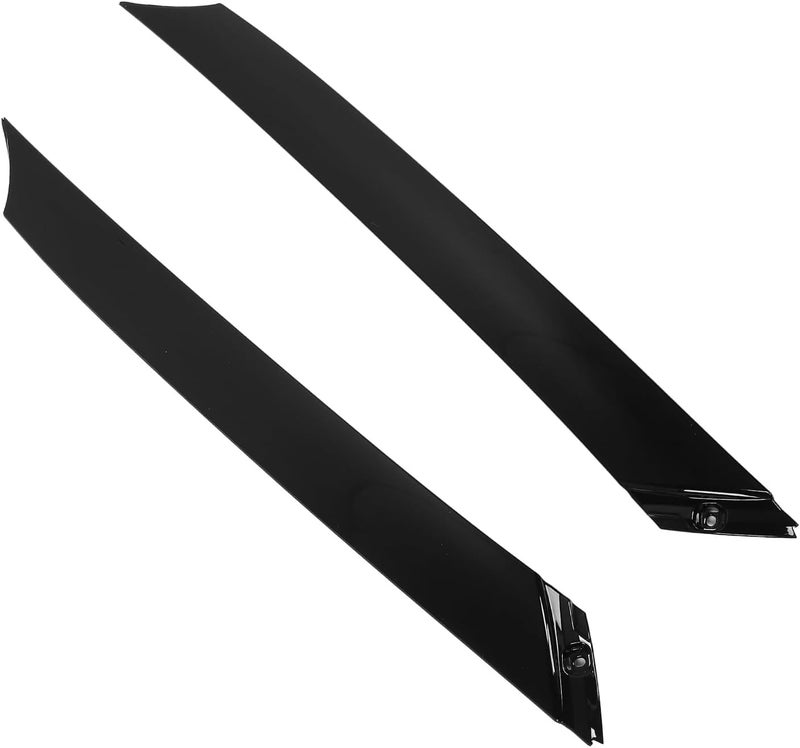 A Pillar Trim Exterior ABS Left Right Set Direct Fit Replacement for 2012 2013 2014 2015 2016 2017 - Image 5