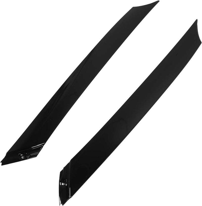 A Pillar Trim Exterior ABS Left Right Set Direct Fit Replacement for 2012 2013 2014 2015 2016 2017 - Image 3