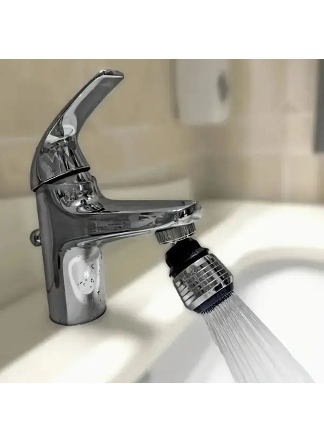 360 Degree Rotating Water Saving Kitchen Faucet Extender Dual Mode Splash Proof - Image 2