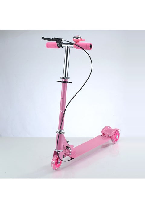 Kids Folding Adjustable Kick Scooter with Handlebar Brake and Bike Bell