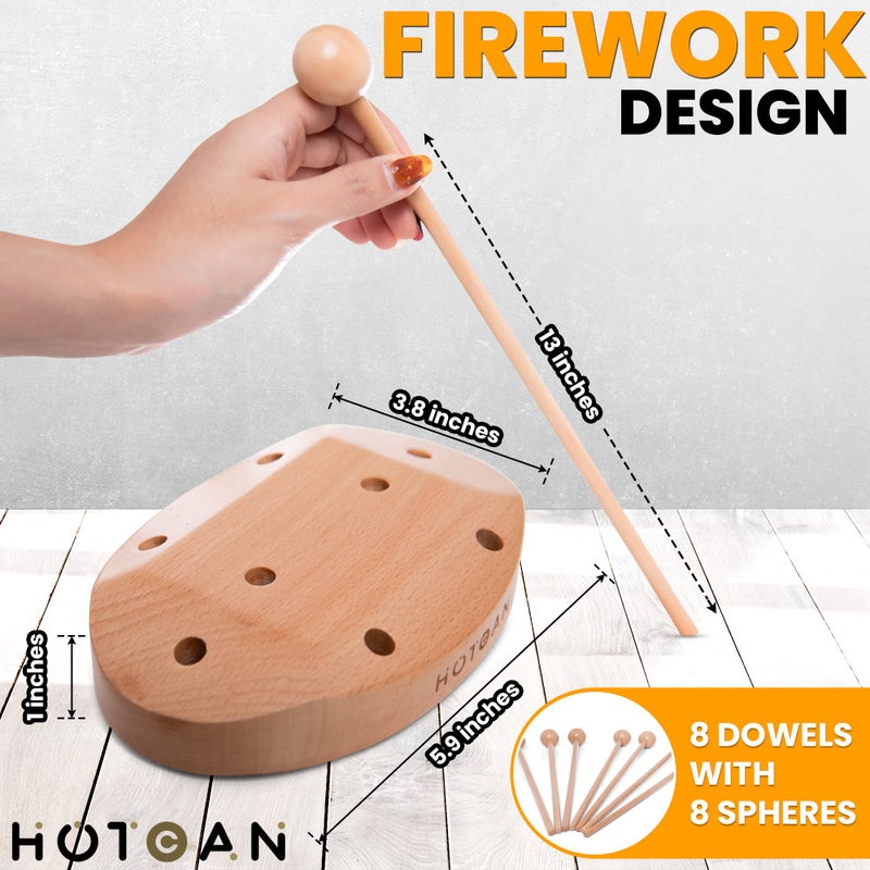 HOTCAN Beech Wood Plastic Bag Drying Rack - Reusable Bag & Bottle Dryer, Space-Saving Design for Kitchen, Easily Assembled and Disassembled for Storage - Image 4