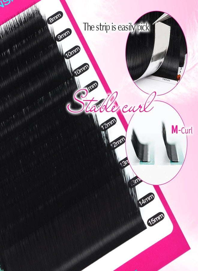 ARISON LASHES Easy Fan Lash Extensions Volume Eyelash Extension Auto Blooming Matte Black Volume Lasting Self Fanning Lashes Professional Supplies for Lash Artists(0.05-D-8-15Mix) - Image 4
