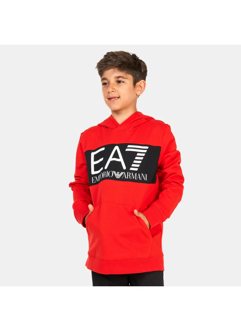 EA7 إمبوريو أرماني هودي ترين لوجو سيريس للاطفال