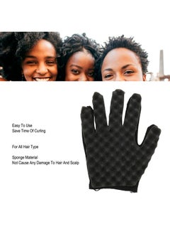 Brrnoo Twist Sponge For Hair Curls Twist Hair Sponge Set Sponge Gloves For Afro Coil Hair Afro Braid Style For Kinky Hair Curls Dreadlocks Afro Style  - Image 2