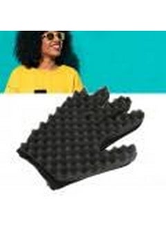 Brrnoo Twist Sponge For Hair Curls Twist Hair Sponge Set Sponge Gloves For Afro Coil Hair Afro Braid Style For Kinky Hair Curls Dreadlocks Afro Style  - Image 5