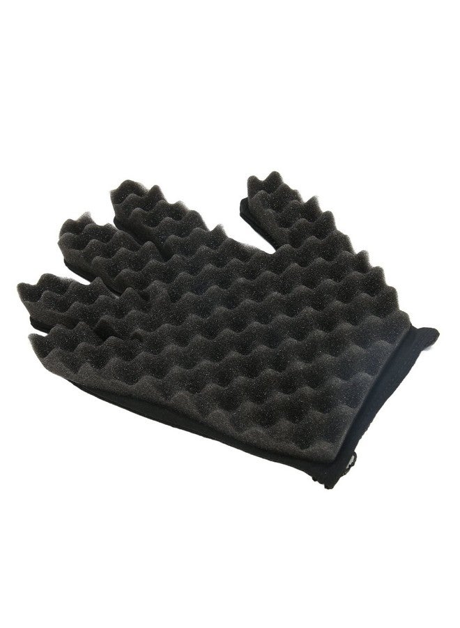 Brrnoo Twist Sponge For Hair Curls Twist Hair Sponge Set Sponge Gloves For Afro Coil Hair Afro Braid Style For Kinky Hair Curls Dreadlocks Afro Style  - Image 1
