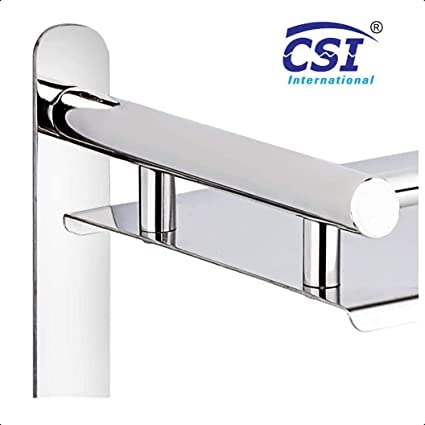 CSI INTERNATIONAL Stainless Steel 4 in 1 Multipurpose Use Bathroom ShelfRackDouble Soap DishTumbler HolderSoap HolderTooth Brush HolderBathroom Accessories Wall Shelf - Image 4
