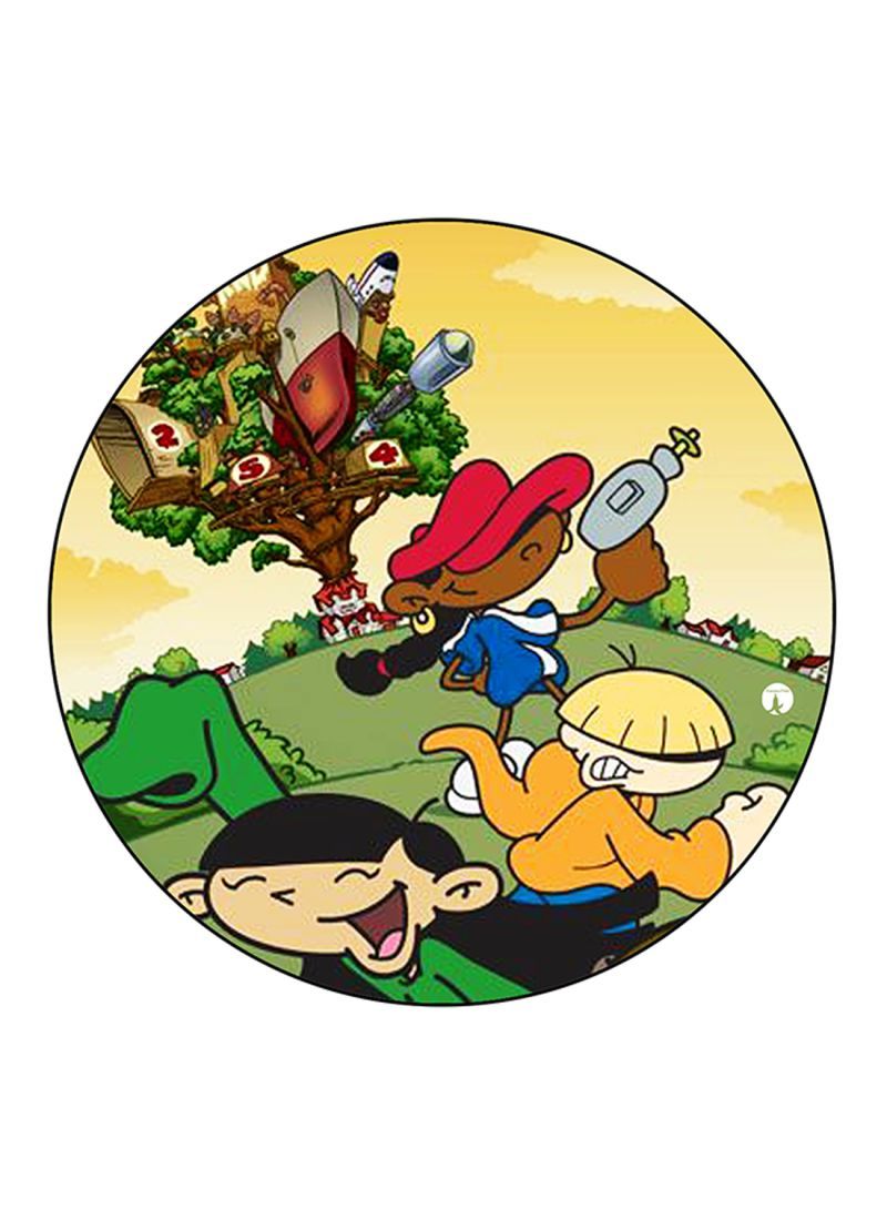 RKN Kids Next Door Printed Round Pin Badge Multicolour - Image 1