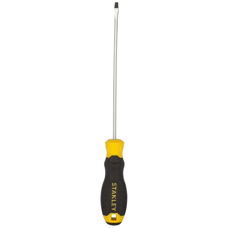 Stanley STANLEY STMT608198 Cushion Grip Slotted Standard Screwdriver 3 mm x 125 mm Black and Yellow  - Image 1