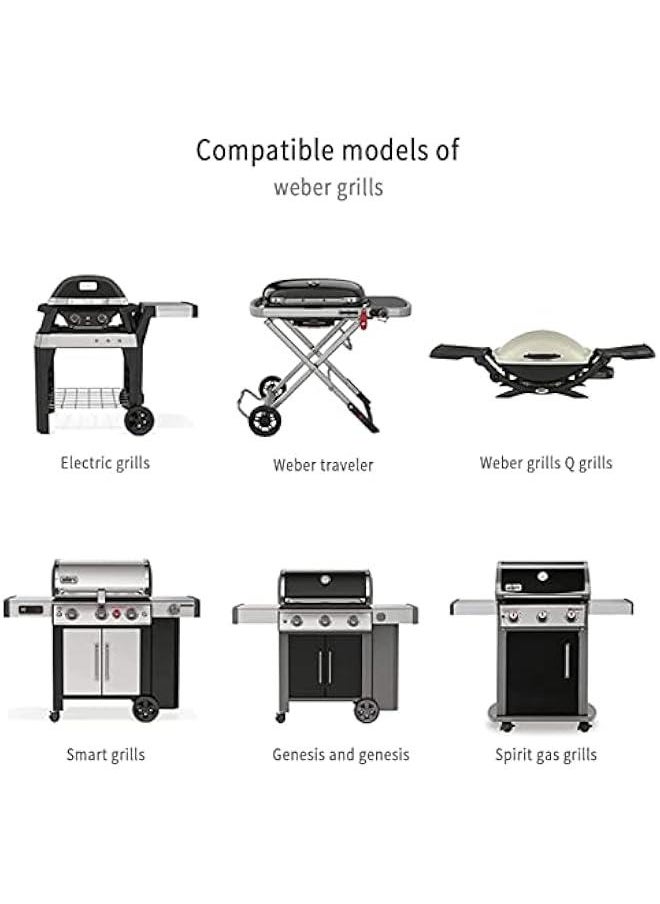 Generic 20 Pack 6415 Grease Drip Pan Liners for Weber Spirit Series, Q Series Grills,Genesis II LX 200 and 300 Series, Disposable Aluminum Foil BBQ Grease Trays, & for Baking Heating Storing Food 8.5 X 6  - Image 3