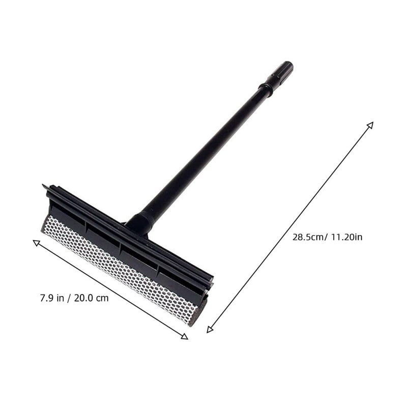 T Shaped Dual Side Window Cleaner Wiper Long Handle Multipurpose Glass Squeegee - Image 3