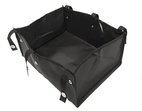 ComsenMed Under Seat Rollator Bag or Tote for Four Wheel Rollator, Rollator Walker Replacement Medical Basket, Rollator Basket & Accessory Organizer Storage Ipad, Books, Shopping and Essentials(1EA,Black) - Image 3