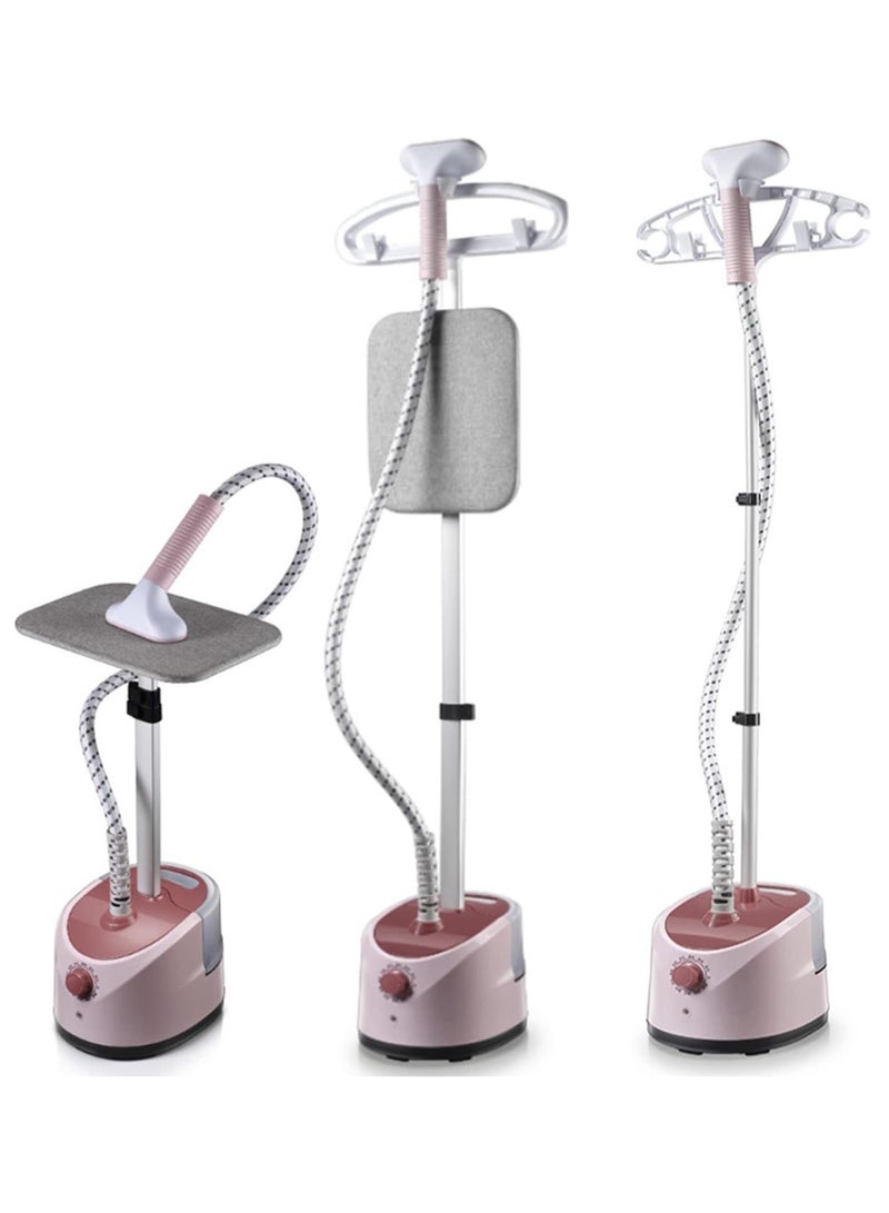 MOSH 2000W Vertical Clothes Garment Steamer | Height Adjustable Steamer with Built-in Ironing Board, 40-Second Fast Heat-Up, Heat-Insulated Steam Hose – Powerful & Efficient Wrinkle Removal - Image 1