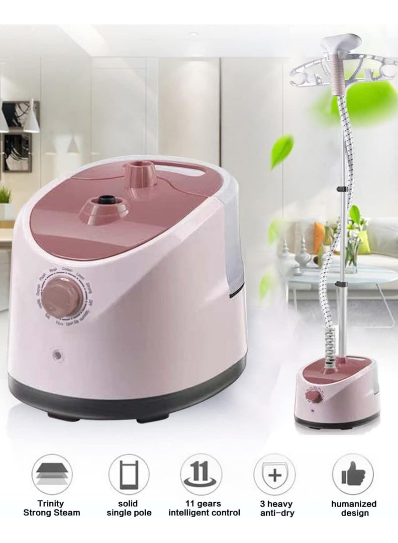 MOSH 2000W Vertical Clothes Garment Steamer | Height Adjustable Steamer with Built-in Ironing Board, 40-Second Fast Heat-Up, Heat-Insulated Steam Hose – Powerful & Efficient Wrinkle Removal - Image 3