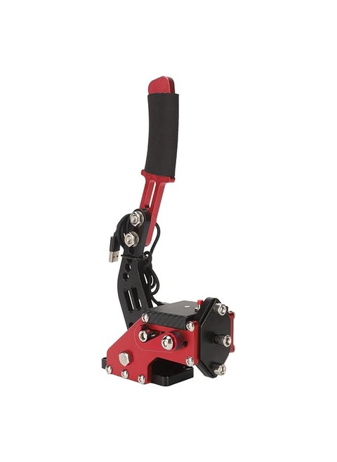 Compatible With Ps4 64 Bit Plug And Play Usb Handbrake For Sim Racing Games Ps5 And Pc Supports G27 G25 G29 T500 T300 Non Switch For High Accuracy And Longevity Red