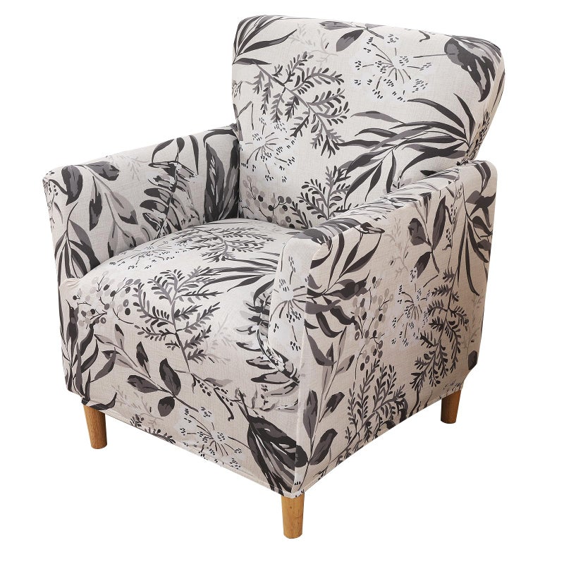 FUANGUI Banquet Armchair Slipcover Chair Covers with Arms Stretch Club Chair Slipcover Soft Armchair Sofa Covers Anti-Slip Furniture Protector for Dogs Pets Home Living Room Decor - Image 1