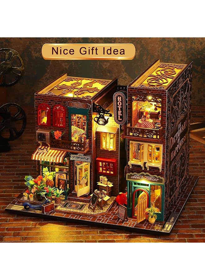 Excefore Diy Dollhouse Miniature With Furniture Diy 3D Wooden Magic House Kit Plus Dust Proof Cover And Music Movement Creative Room For Girlfriend Wife Kids Girls Birthday Gift Valentine'S Day Gift - Image 2
