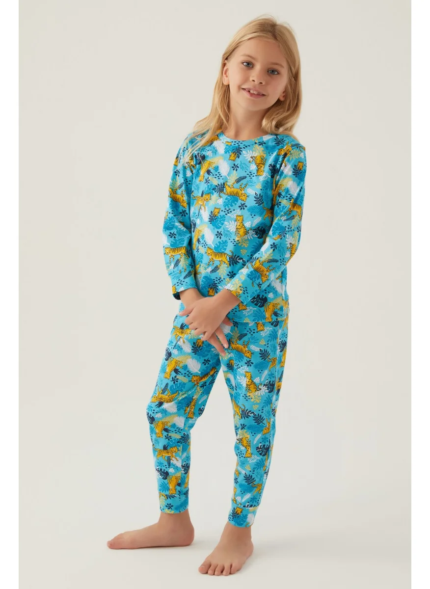 RolyPoly Turquoise Girls Pajama Set