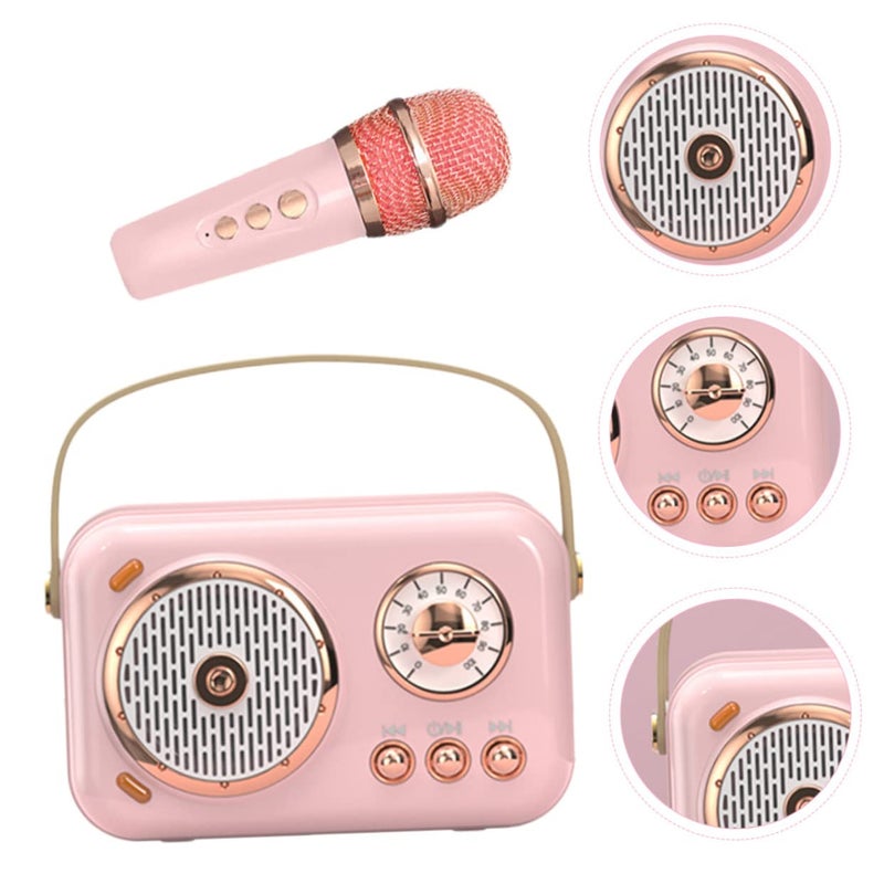 Portable Speaker Microphone Set with Rich Sound for Home Karaoke Outdoor Parties Phone Compatibility - Image 4