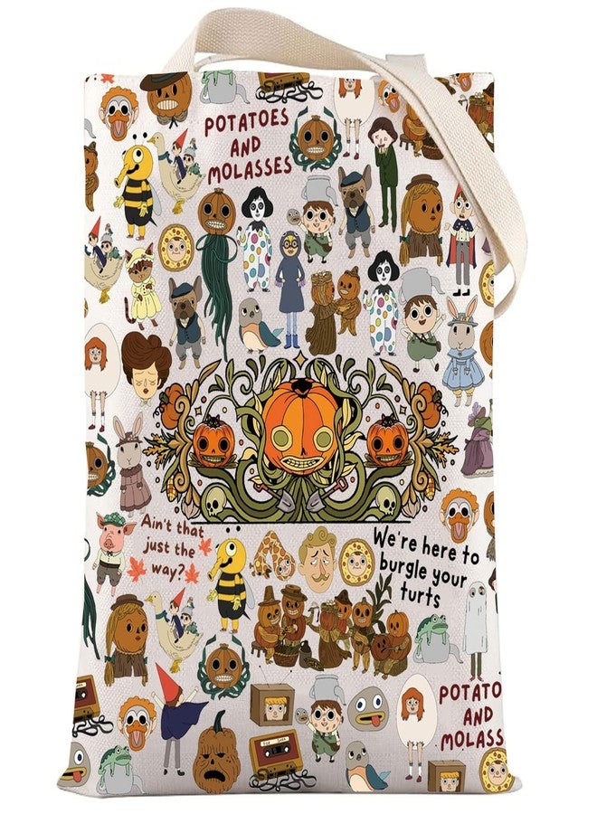 LEVLO OTGW Wirt & Greg Tote Bag Beatrice Bird Fans Gift OTGW Animation the Unkonwn Shoulder Bag Wirt & Greg Merchandise (Potatoes & MolassesTote) - Image 1