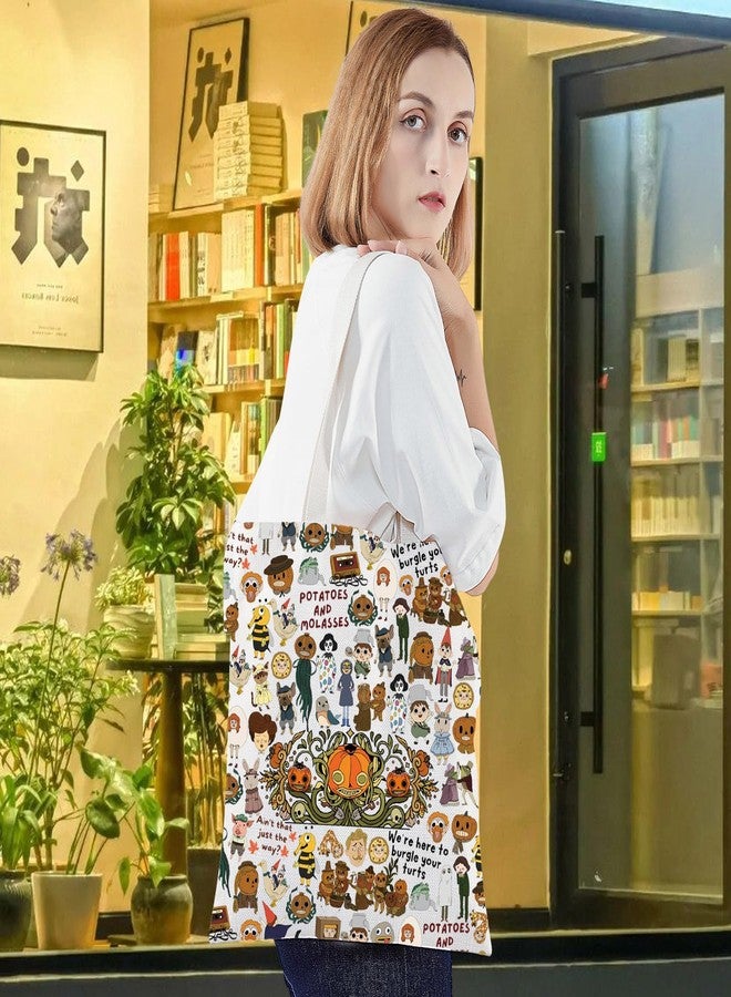 LEVLO OTGW Wirt & Greg Tote Bag Beatrice Bird Fans Gift OTGW Animation the Unkonwn Shoulder Bag Wirt & Greg Merchandise (Potatoes & MolassesTote) - Image 5