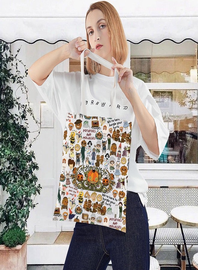 LEVLO OTGW Wirt & Greg Tote Bag Beatrice Bird Fans Gift OTGW Animation the Unkonwn Shoulder Bag Wirt & Greg Merchandise (Potatoes & MolassesTote) - Image 4