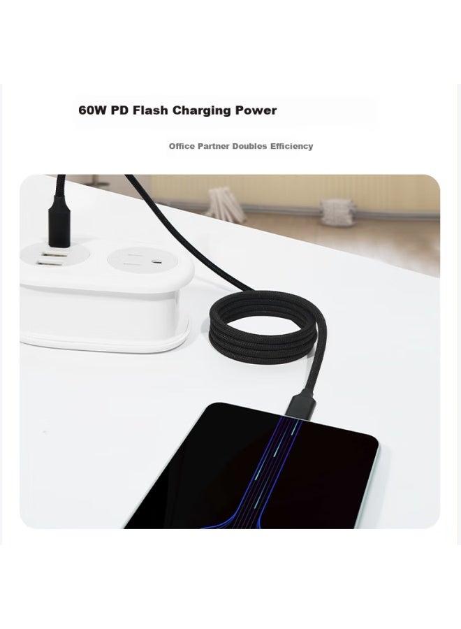 JD.com Jd Jingzao Magnetic Absorption Data Cable Type-c Apple 16/15 Charging Cable Dual Head Pd60w Fast Charge Car 1m For Iphone 16promax Tablet Ipad Huawei Desert Gold - Image 4