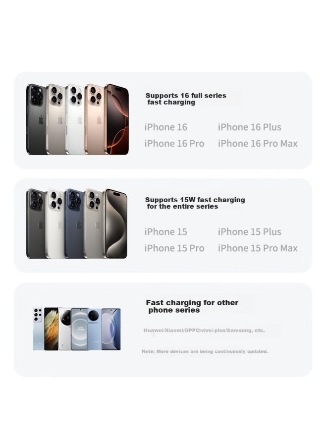 JD.com Jd Jingzao Magnetic Absorption Data Cable Type-c Apple 16/15 Charging Cable Dual Head Pd60w Fast Charge Car 1m For Iphone 16promax Tablet Ipad Huawei Desert Gold - Image 5