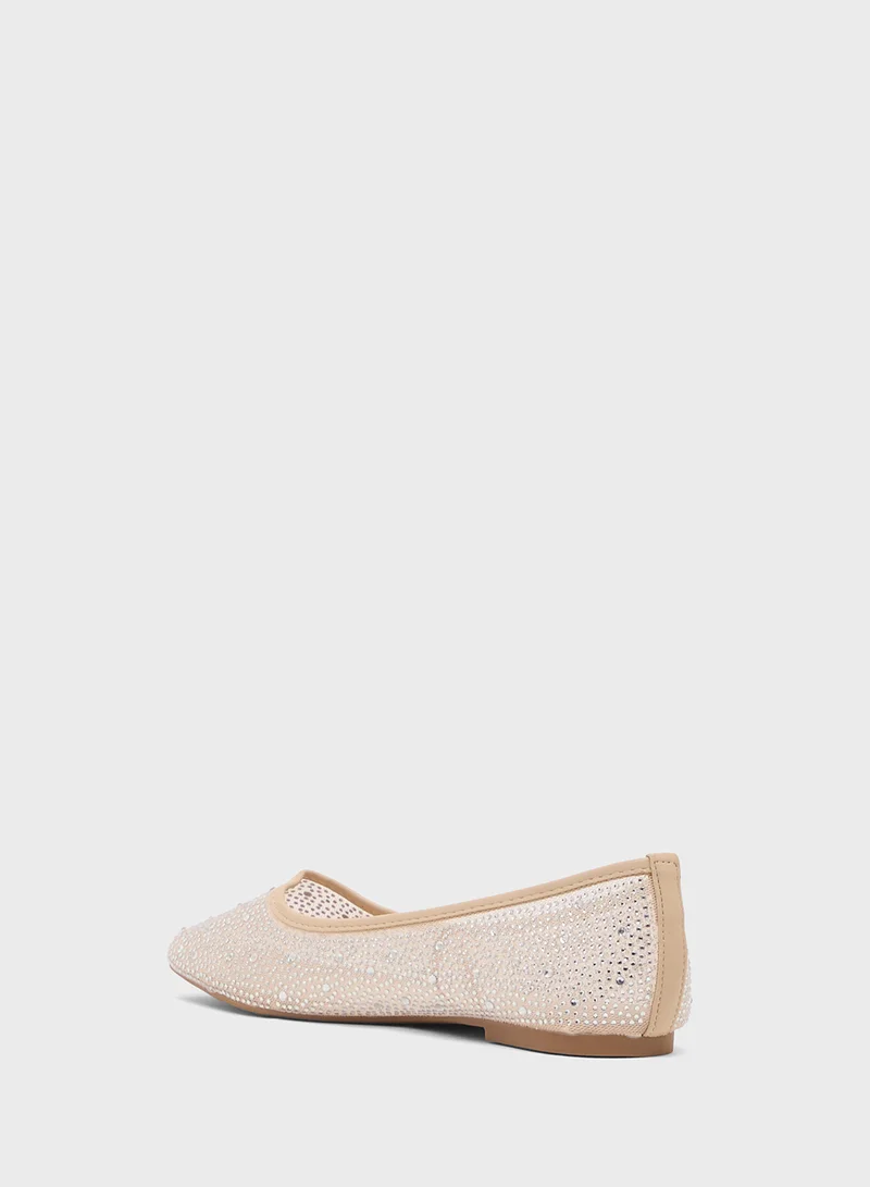 ترافل من نمشي Mesh Ballerina Flat