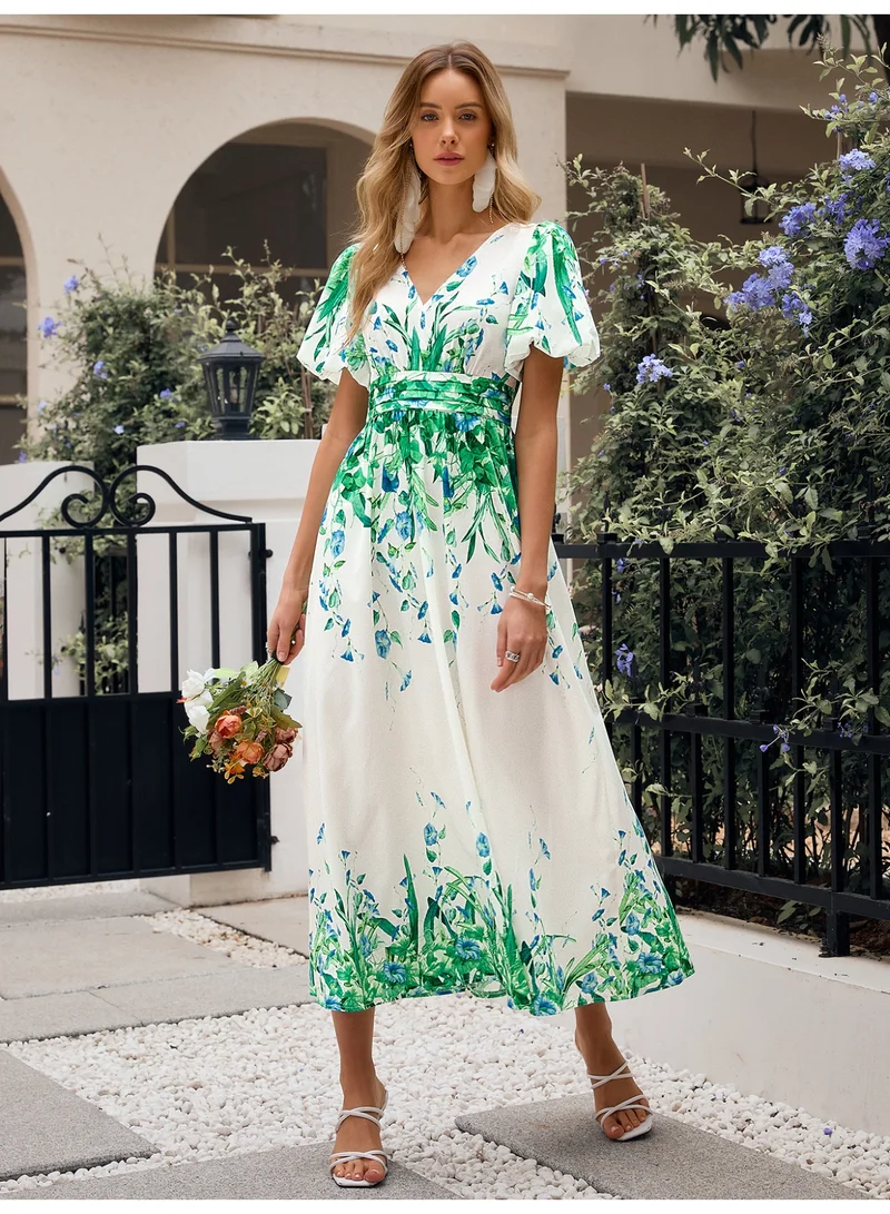 SIMPLEE Women's Summer Elegant DressLight & Comfortable Lightweight Cotton Blend Perfect for Outings