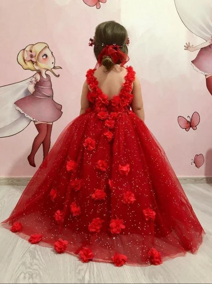 Masho Trend Floral Tulle Dress