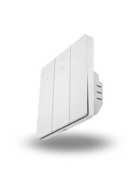 No Neutral 16A ZigBee EU 3 Gang Mouse-click Button Switch | Light Switches | Tuya Expo