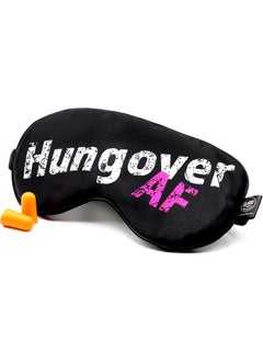 Wild Essentials Allusion Soft Satin Funny Sleep Masks with earplugs (Hungover AF)