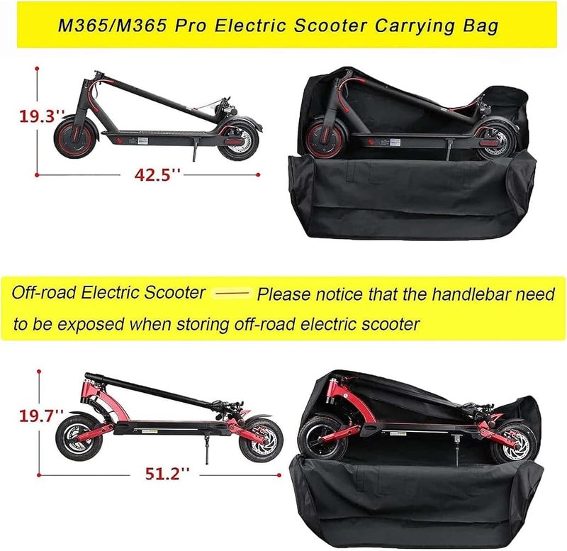 ALMEKAQUZ Electric Scooter Bag, Foldable Carrying Case for Commuter Scooters, Protective Storage Pouch for Urban Transport, Heavy Duty Travel Organizer for Folding Mobility Devices - Image 5