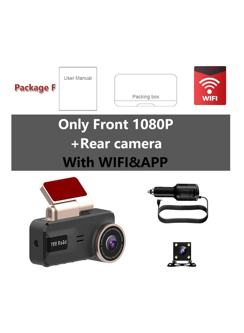 مثبت كاميرا الحركة، مسجل فيديو رقمي للسيارة، 3.16 بوصة، مسجل فيديو عالي الدقة 1080 بكسل، مسجل سيارة، كاميرا لوحة القيادة، مسجل فيديو مزدوج - Image 2