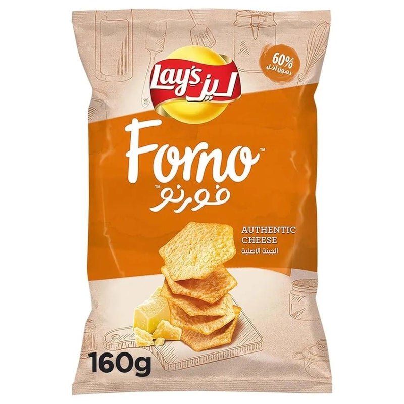 Lays Forno Authentic Cheese Baked Potato Chips- 160gms