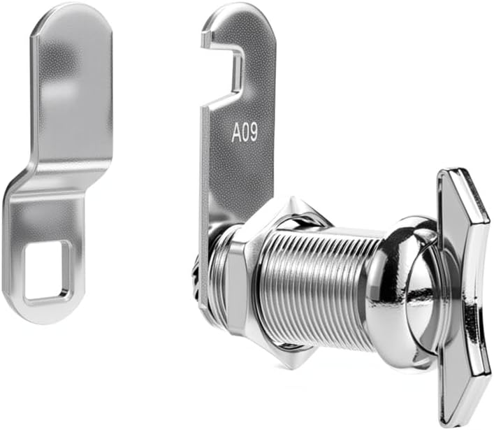 WOOCH 1-1/8" Thumb Operated Offset Cam Lock, RV Compartment Latch, Non-Locking Thumb Turn, for RV Compartment Camper Storage Door (2 Pack) - Image 1
