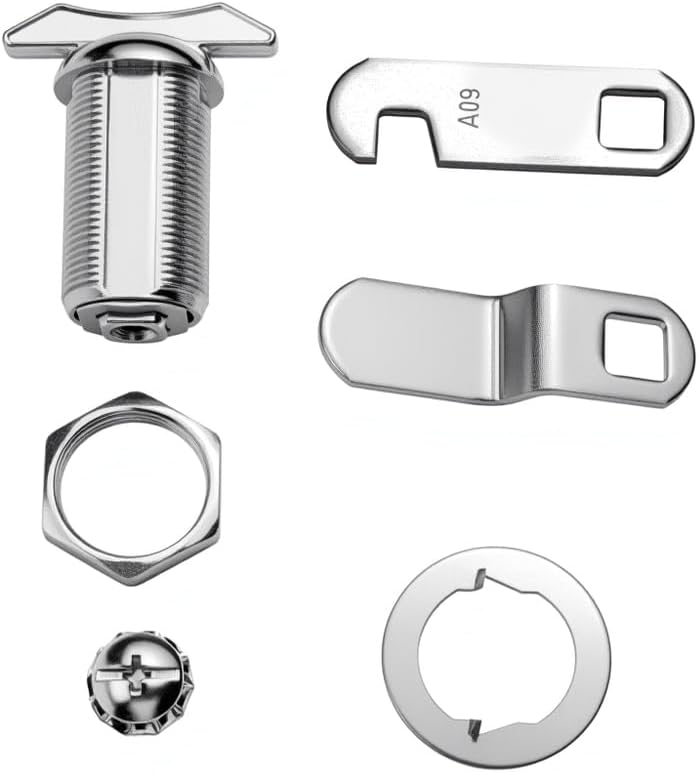 WOOCH 1-1/8" Thumb Operated Offset Cam Lock, RV Compartment Latch, Non-Locking Thumb Turn, for RV Compartment Camper Storage Door (2 Pack) - Image 3